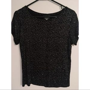 ✨sold✨ Sparkly Black T-Shirt